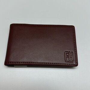 Men’s Forrest & Harold Money Clip Slim Wallet in Top Grain Leather